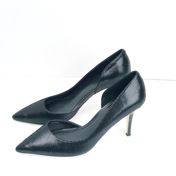 White House Black Market Shoes - Black Market White House Ella Snakeskin Pump Heel